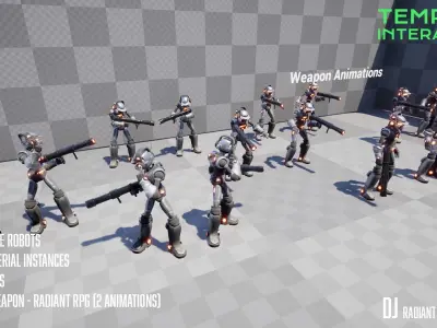 DJ - Radiant Robots Series Low-poly 3D model