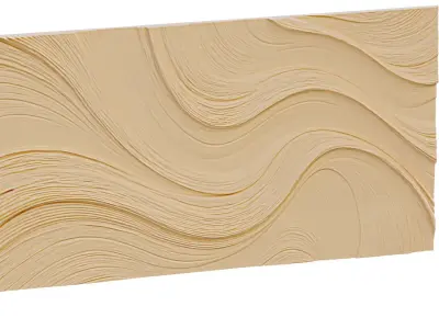 decor set wall panel relief mural CNC 15  3D print model purchase