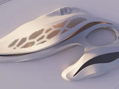 Futuristic building 45 3D model