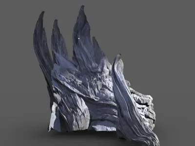 Ice Panicle Prehistoric mineral collection  3D model