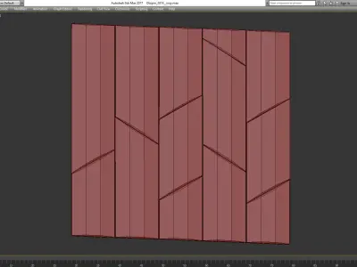 Wall Panel Decoration 3d model Low-poly 3D model