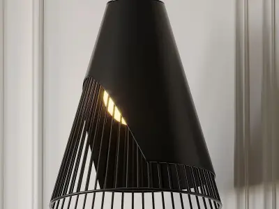 CONIC SECTION HYPERBOLA PENDANT By Castor Design 3D model