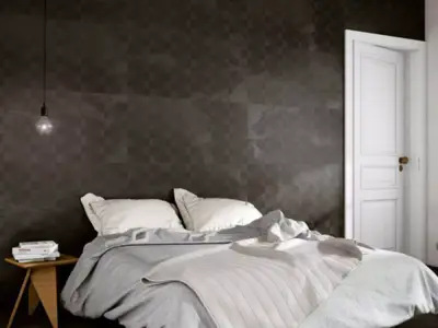 Graphite Stripe Check Wall Texture Texture