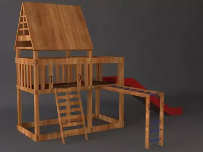 Playground Low-poly 3D model