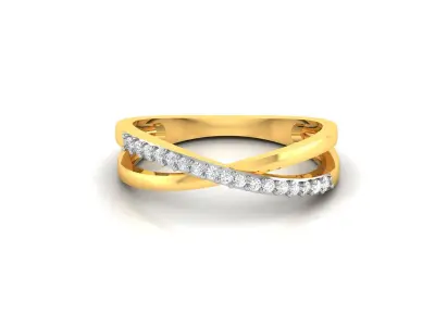 Diamond Ring For Women 3d Print Model 3D print model 39