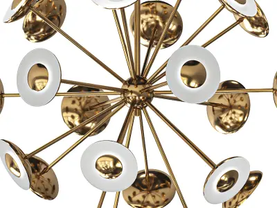 Dot Chandelier Floor Model 3D model