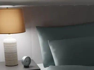 Modern Bedroom design 3D model 3D model