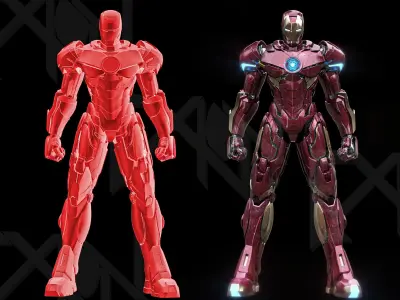 Iron Man MK88 Last Stand Armor 3D model