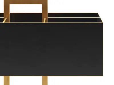 Black Table Lamp 3D model