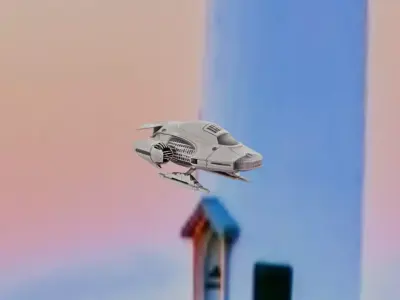 Nebula-Flux Drift Bike 3D print model