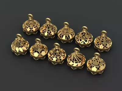 40 Light-Weight Designer Earrings STL Pack 3D print model