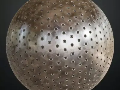Shiny Metal Pattern PBR Seamless Texture order