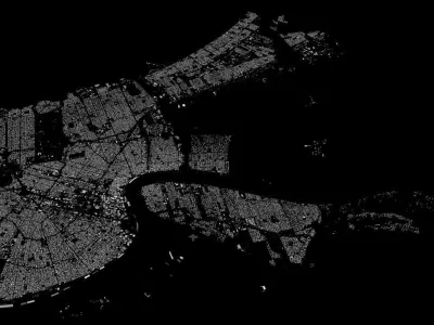 New Orleans Downtown Streets and Buildings 3D model