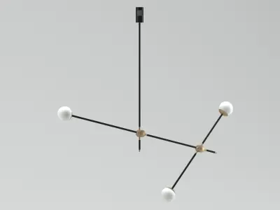 Intueri Light Chandelier ST-3 3D model