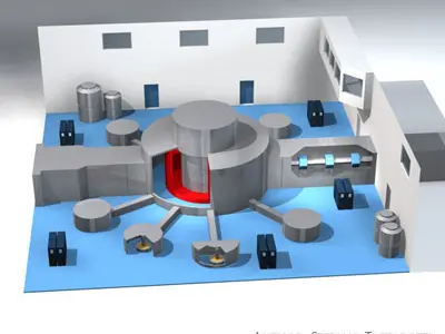 Isis neutron accelerator 3D model