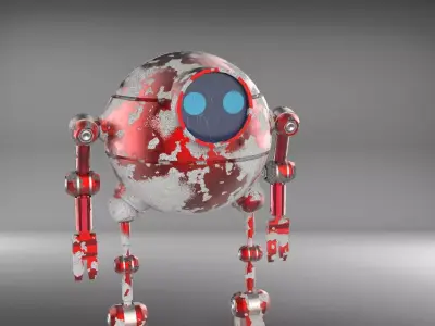 Robot 3D model 17
