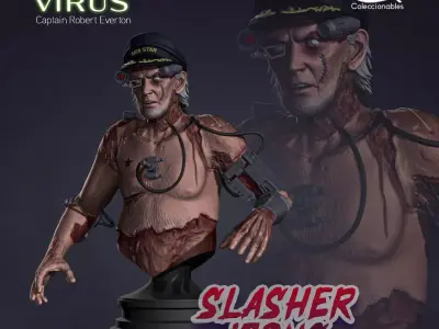 Virus 1999 - Captain Robert Everton 3D print model