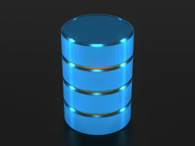 3D Database or Data Storage 3D model