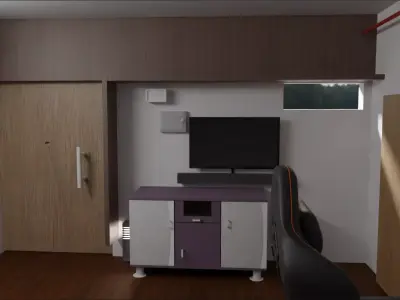 my room  my best model this is best realistic model from blender Free 3D model