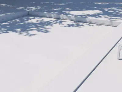 2 Versions Animated Pool Summer Vibes 3D model