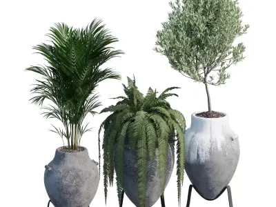 Tuscan plant stand 3D model