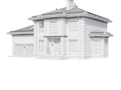 Modern house v75 3D model