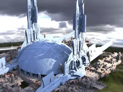 Sci-Fi Jedi Academy  3D model