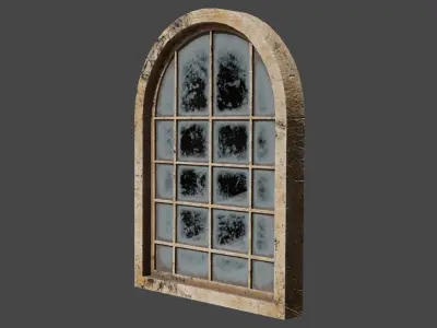 WINDOW GAME Low-poly 3D model