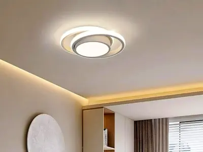 modern ceiling ring light smart home LED Lighting 3D model