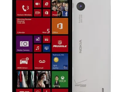 Nokia Lumia Icon all color 3D model