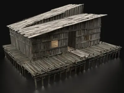 SWAMP HOUSE COLLECTION WETLAND HUTS PACK FANTASY