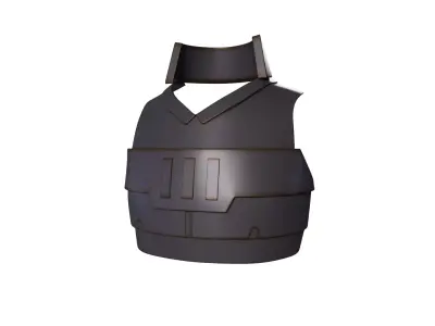 Mandalore the Ultimate Chest Plate Star Wars 3d digital dl 3D print model