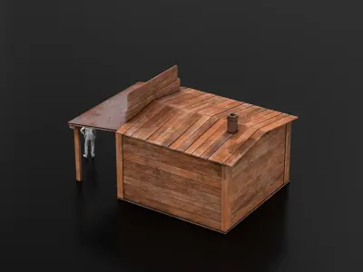 West Wild Home 11 Low-poly 3D model