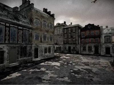 Abandoned City Street 3D model