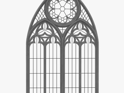  Gothic window 3D model