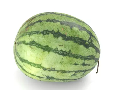 Yellow Watermelon - Photorealistic Scan Low-poly 3D model