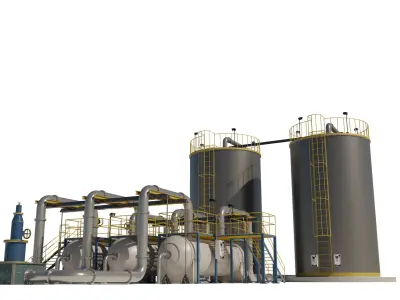 Refinery 3 3D model