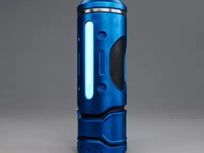 Scifi Grenade Low Poly PBR 3D Model Low-poly 3D model