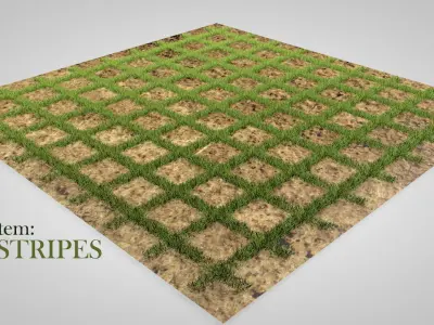 Grass Patterns v2 3D model