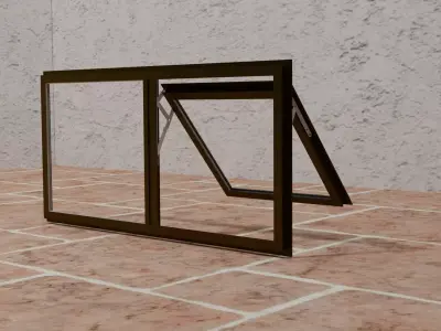 ALUMINUM WINDOW PT126 3D model
