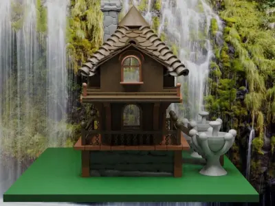 Fairytale house 3D model