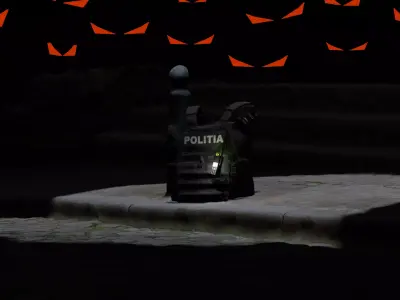 Bulletproof Vest on Street 3D model