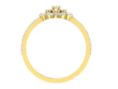Women Ring  Render 3dm STL OBJ FBX Details 3D print model 164