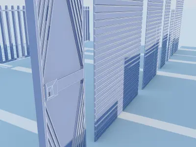 Doors Windows Set Max 2011 3D model
