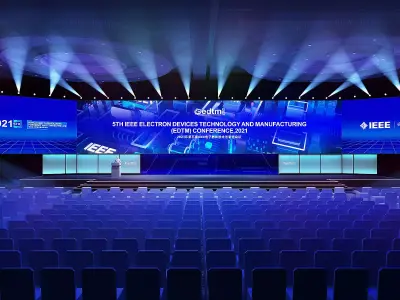 stage Low-poly 3D model