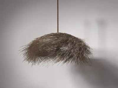 Boho pendant light 3D model