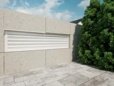 classic modern house with fence archicad and twinmotion file 3D model