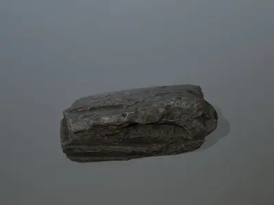 Rock Set Low-poly 3D model