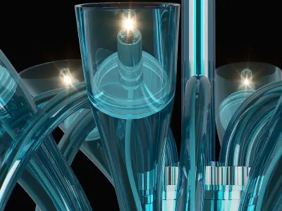 89208x Stella Lightstar Chandelier 3D model