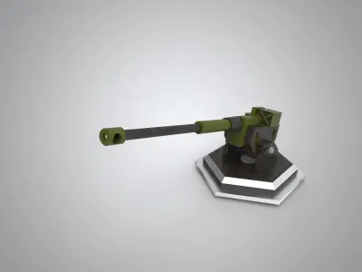 sci-fi artillery 3D print model
